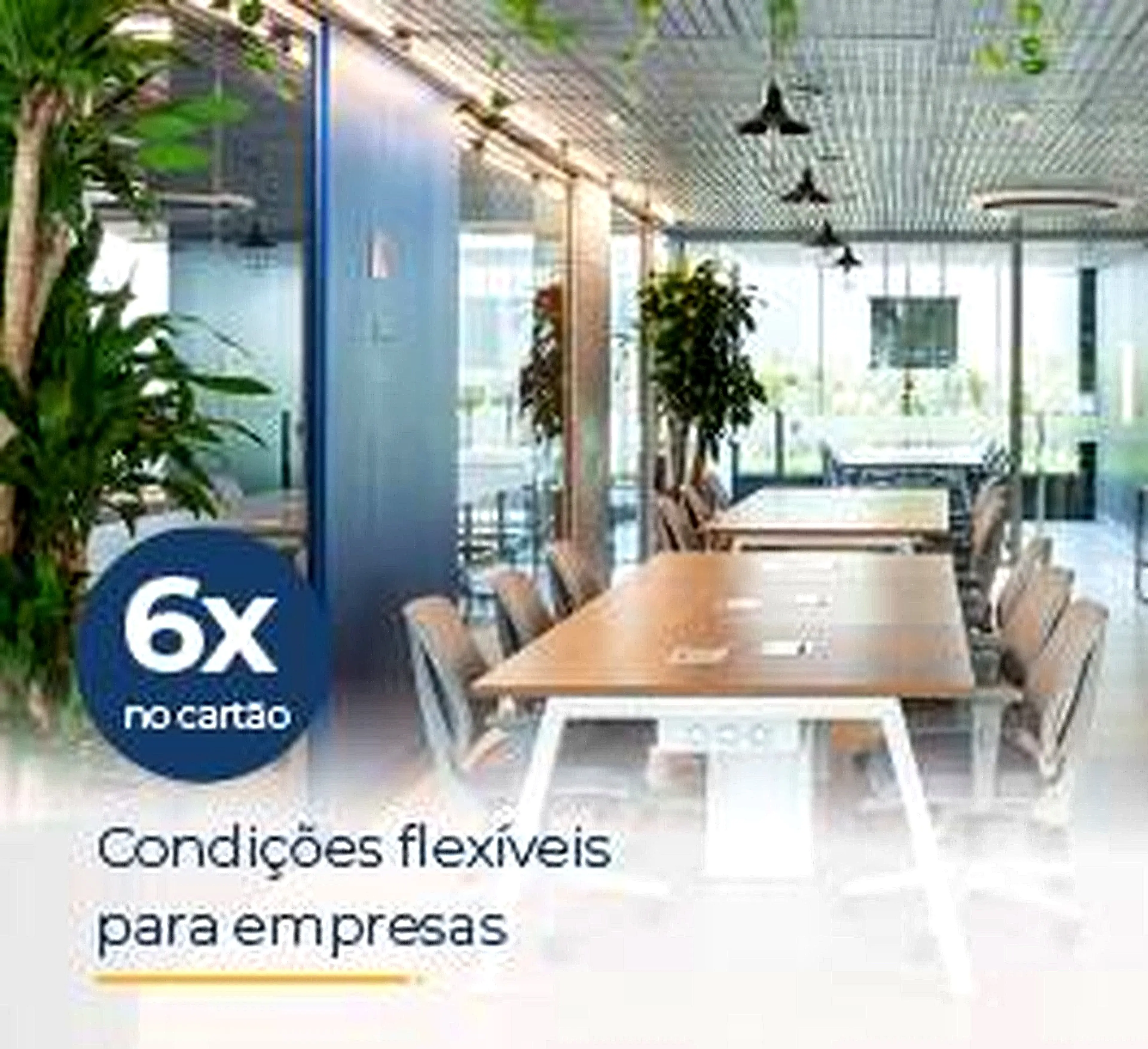 Condições flexíveis para empresa