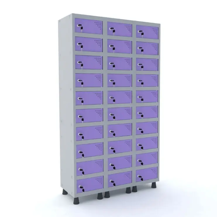 ARMÁRIO PORTA OBJETOS COM 30 PORTAS