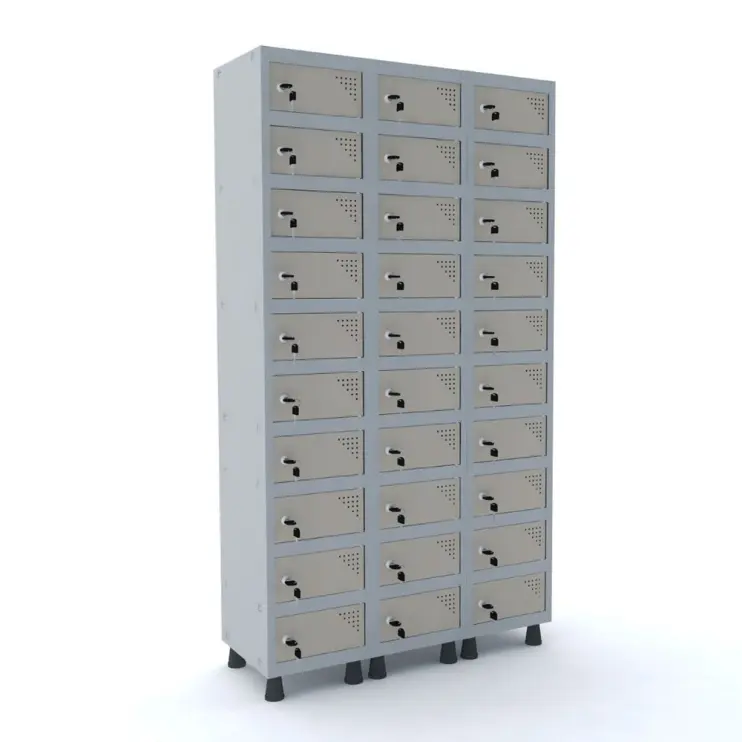 ARMÁRIO PORTA OBJETOS COM 30 PORTAS