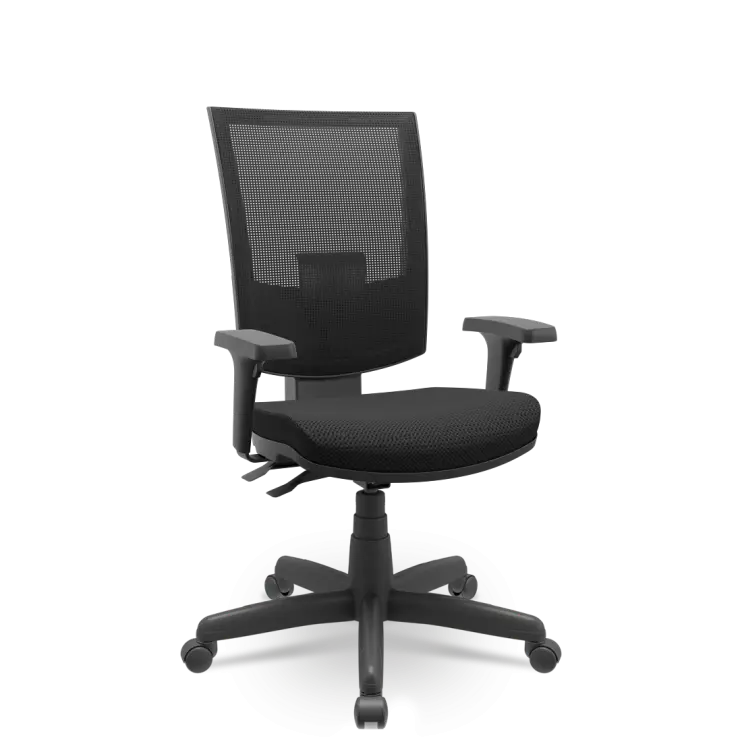 POLTRONA BARRY GIRATÓRIA EM TELA ERGONÔMICA