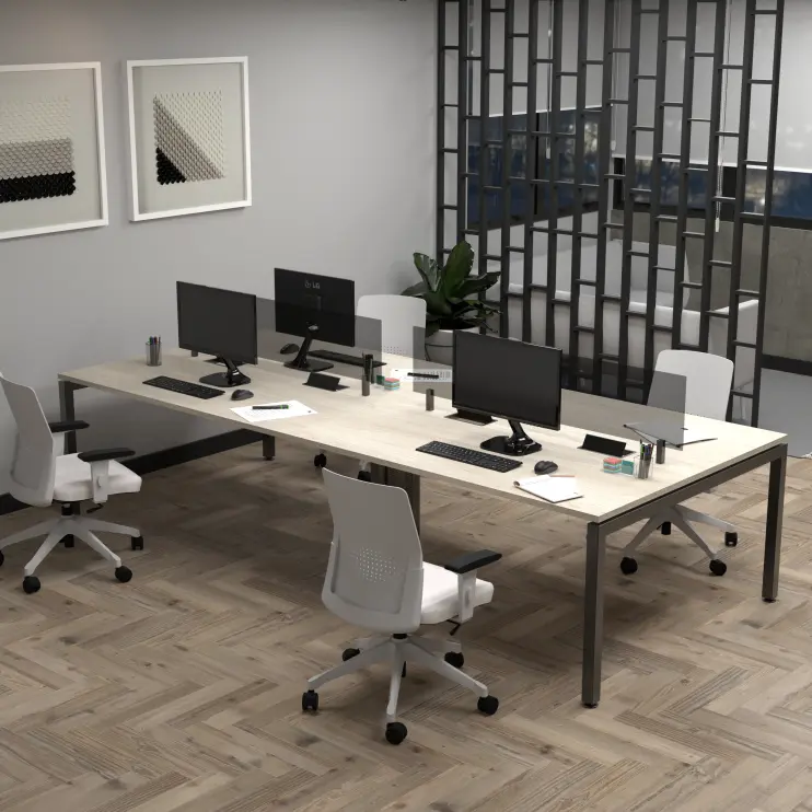 PLATAFORMA DUPLA COM PÉ TRAVE DE AÇO - OP1