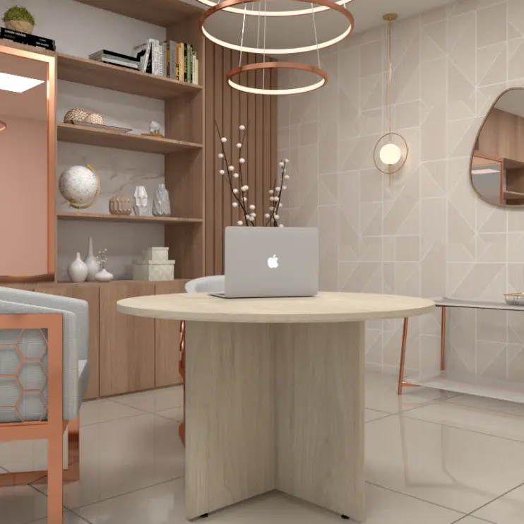 MESA DE REUNIÃO REDONDA