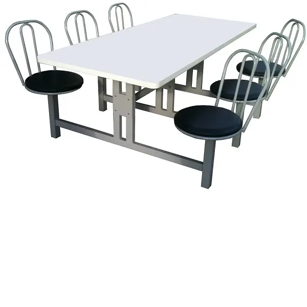 MESA DE REFEITÓRIO COM ENCOSTO