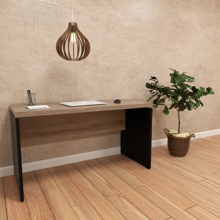 MESA RETA PÉ PAINEL