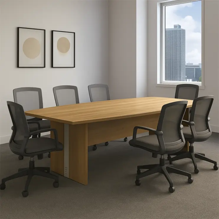 MESA DE REUNIÃO SEMIOVAL