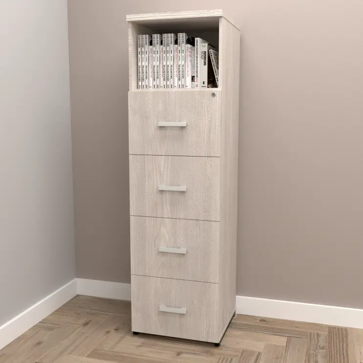 ARQUIVO COM 4 GAVETAS E 1 NICHO - PR1MA 40