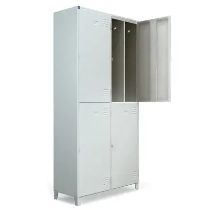 ROUPEIRO DE AÇO COM 4 PORTAS