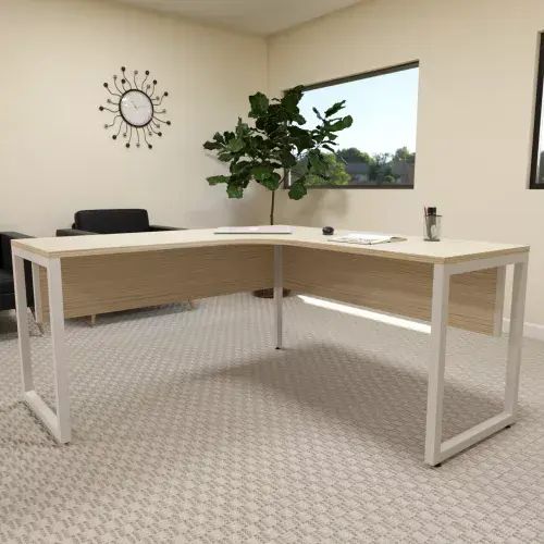 MESA DELTA COM PÉ DE AÇO