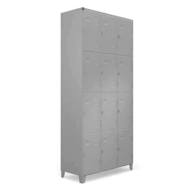ROUPEIRO DE AÇO COM 12 PORTAS