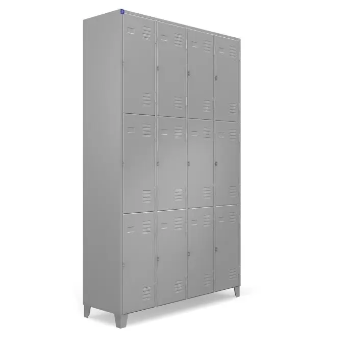 ROUPEIRO DE AÇO COM 12 PORTAS
