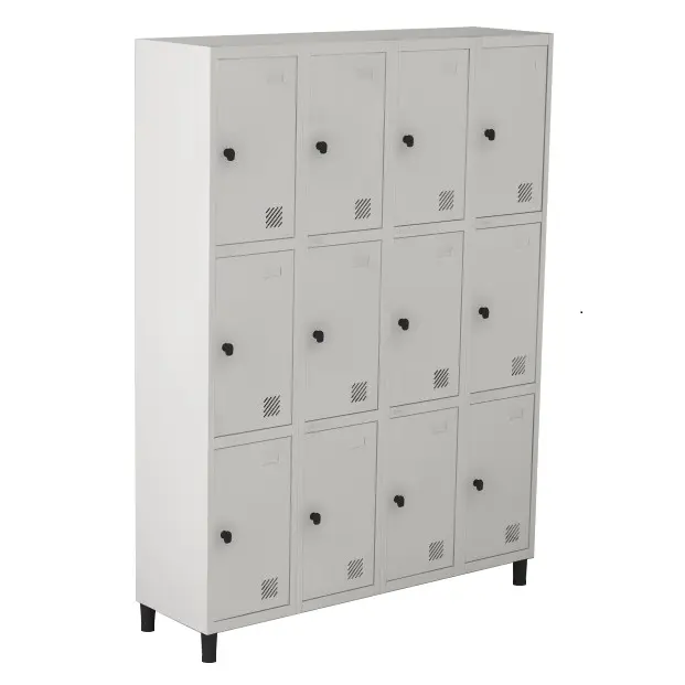 ROUPEIRO DE AÇO COM 12 PORTAS