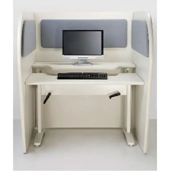 ESTAÇÃO DE CALL CENTER COM REGULAGEM DE ALTURA