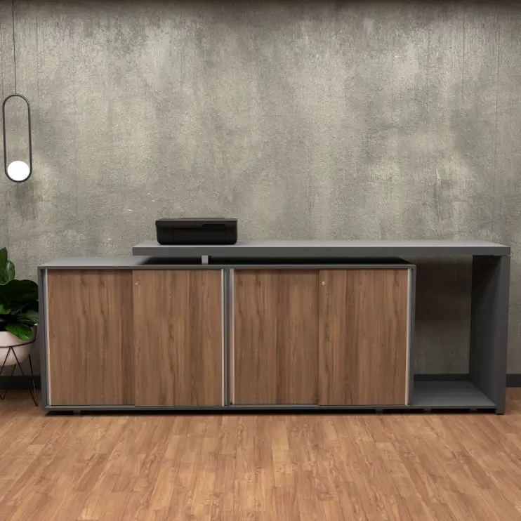 ARMÁRIO BAIXO DE CORRER COM NICHO