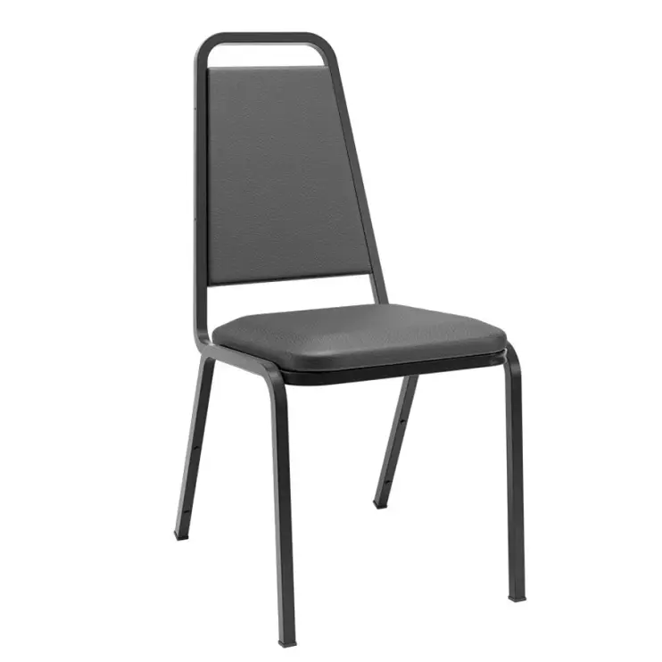 CADEIRA FIXA EMPILHÁVEL ESTOFADA