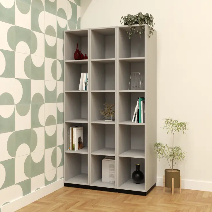 ARMÁRIO ALTO COM NICHOS