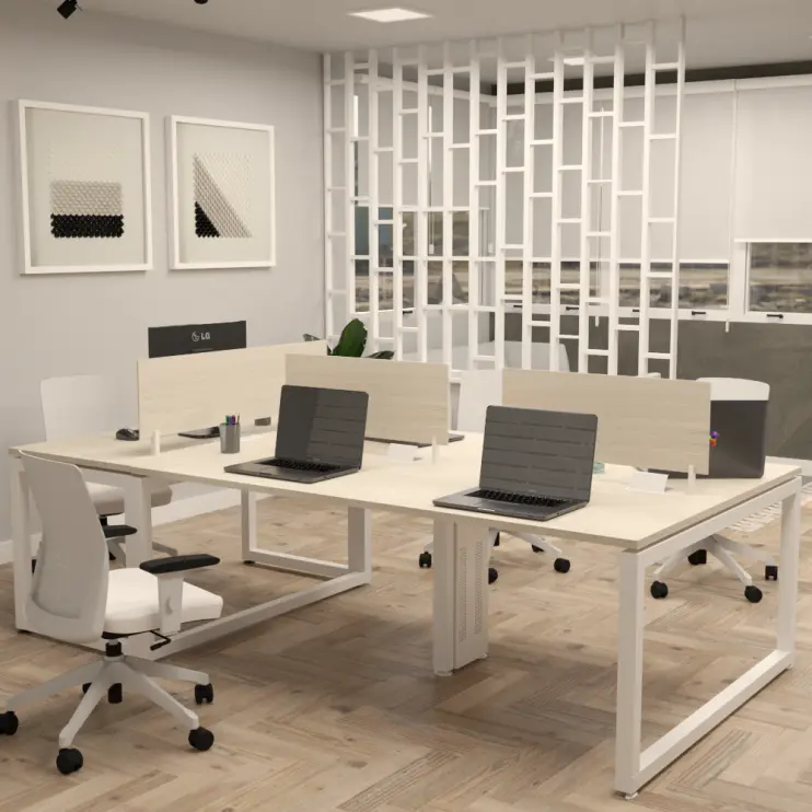 PLATAFORMA DUPLA COM SUPERVISOR E PÉ QUADRO DE AÇO