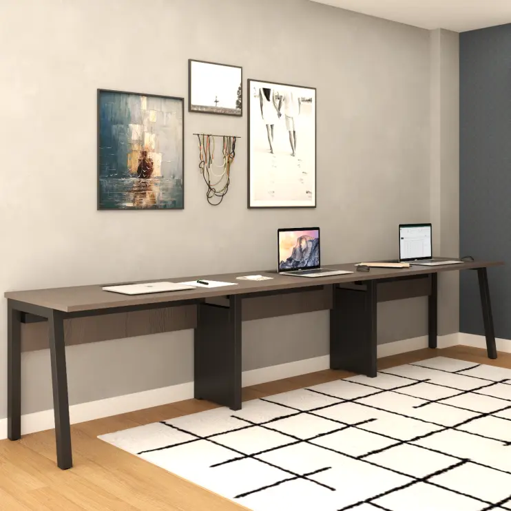 PLATAFORMA LADO A LADO PÉ AÇO CAVALETE