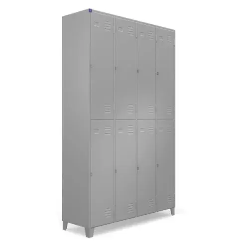 ROUPEIRO DE AÇO COM 8 PORTAS