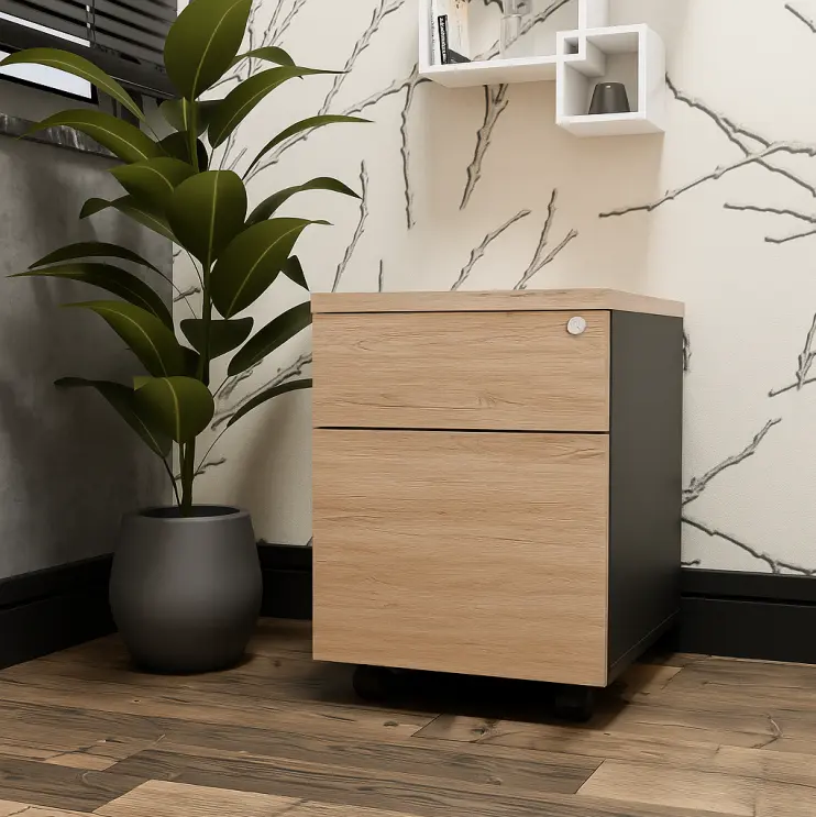 GAVETEIRO VOLANTE COM 2 GAVETAS