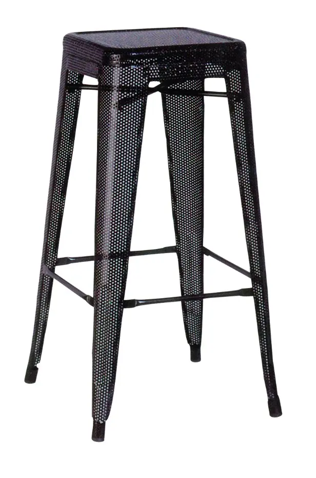 BANQUETA DE FERRO TEXTURIZADA