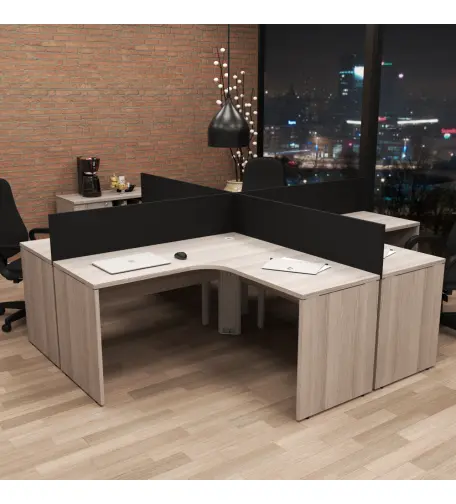 ESTAÇÃO DE TRABALHO DE 4 LUGARES