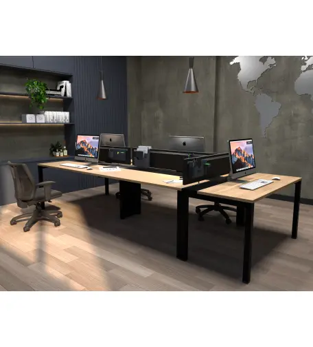 PLATAFORMA DUPLA PÉ AÇO DE 5 LUGARES - WORK PRO