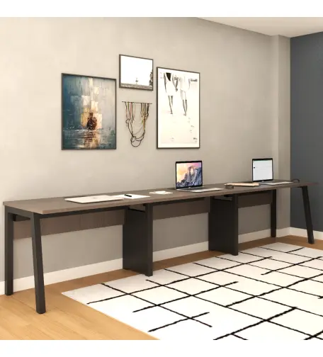 PLATAFORMA LADO A LADO PÉ AÇO CAVALETE